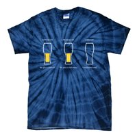 Optimist Pessimist Realist I Need A Beer Tie-Dye T-Shirt