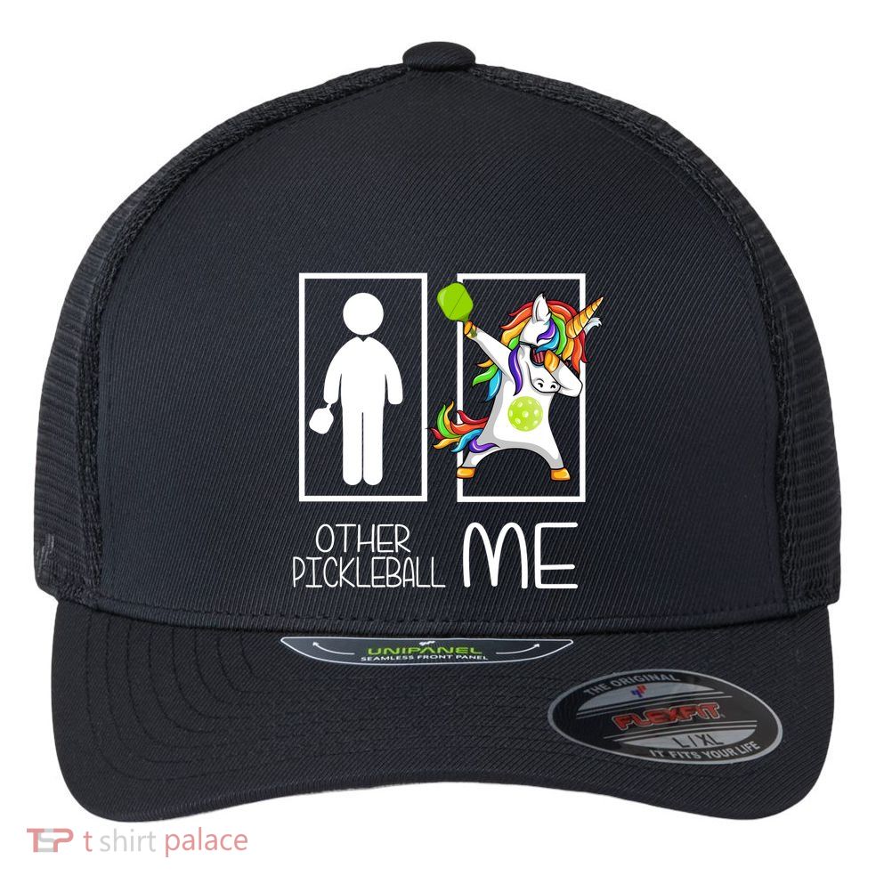 OTHER PICKLEBALL UNICORN Flexfit Unipanel Trucker Cap