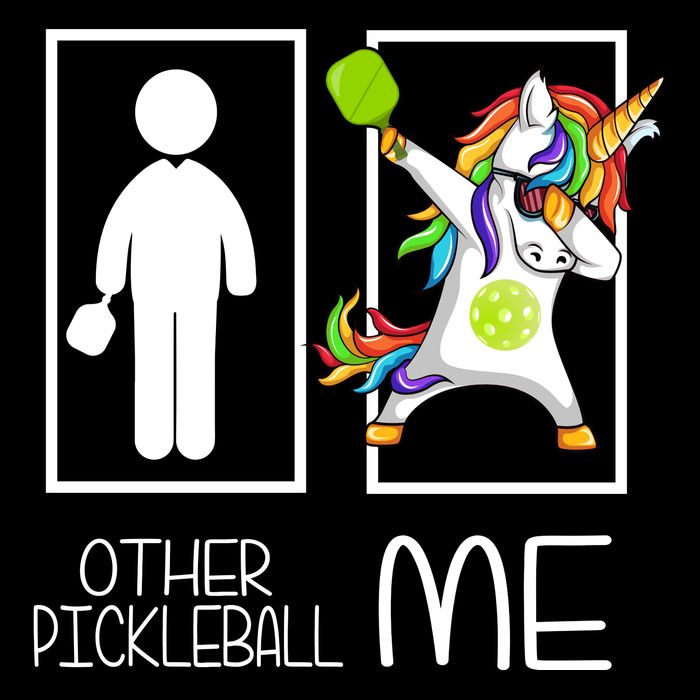 OTHER PICKLEBALL UNICORN Button