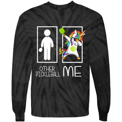 OTHER PICKLEBALL UNICORN Tie-Dye Long Sleeve Shirt