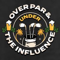 Over Par & Under The Influence Funny Golf Adult Drive Performance Visor