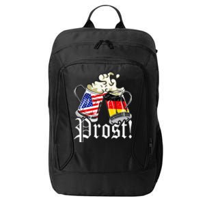 Oktoberfest Prost Usa Germany Flags City Backpack