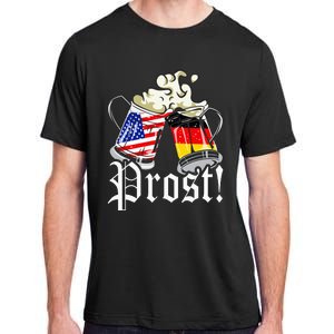 Oktoberfest Prost Usa Germany Flags Adult ChromaSoft Performance T-Shirt