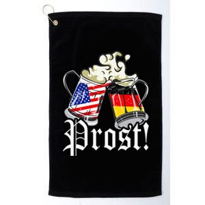 Oktoberfest Prost Usa Germany Flags Platinum Collection Golf Towel