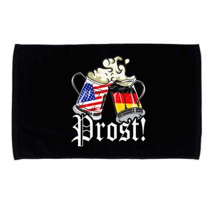 Oktoberfest Prost Usa Germany Flags Microfiber Hand Towel