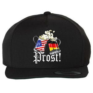 Oktoberfest Prost Usa Germany Flags Wool Snapback Cap