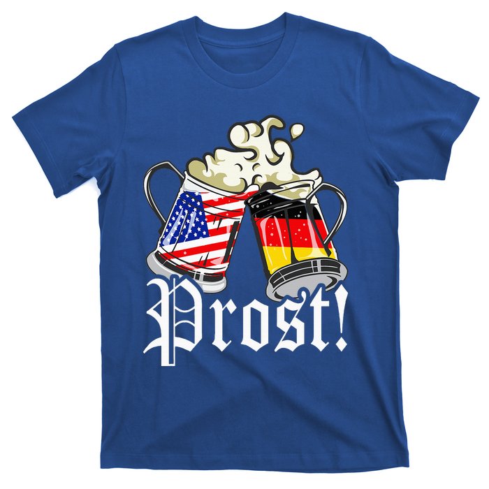 Oktoberfest Prost Usa Germany Flags T-Shirt