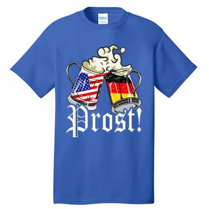 Oktoberfest Prost Usa Germany Flags Tall T-Shirt