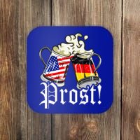 Oktoberfest Prost Usa Germany Flags Coaster