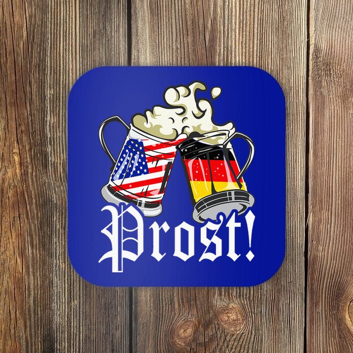 Oktoberfest Prost Usa Germany Flags Coaster