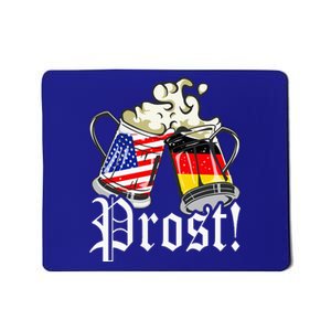 Oktoberfest Prost Usa Germany Flags Mousepad