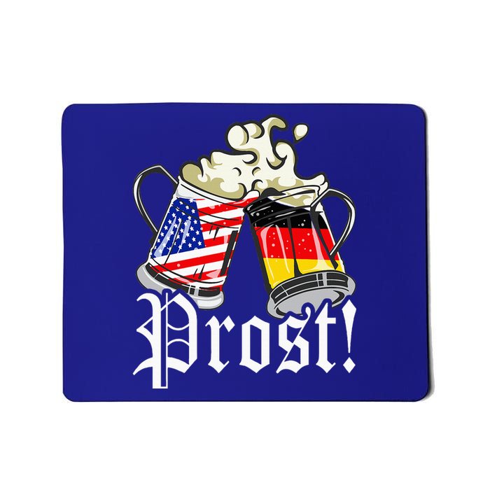 Oktoberfest Prost Usa Germany Flags Mousepad