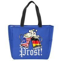 Oktoberfest Prost Usa Germany Flags Zip Tote Bag