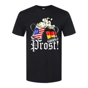 Oktoberfest Prost Usa Germany Flags Softstyle CVC T-Shirt