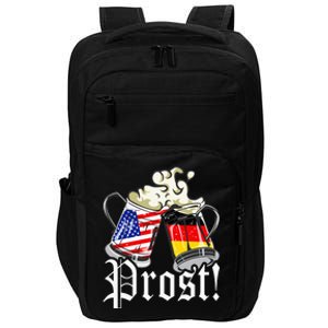 Oktoberfest Prost Usa Germany Flags Impact Tech Backpack