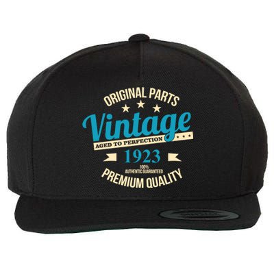 Original Parts Vintage 1923 100th Birthday Wool Snapback Cap