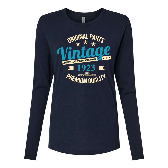 Original Parts Vintage 1923 100th Birthday Womens Cotton Relaxed Long Sleeve T-Shirt