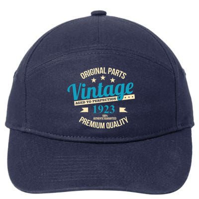 Original Parts Vintage 1923 100th Birthday 7-Panel Snapback Hat