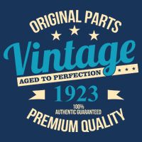 Original Parts Vintage 1923 100th Birthday Poster