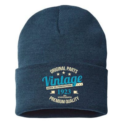 Original Parts Vintage 1923 100th Birthday Sustainable Knit Beanie