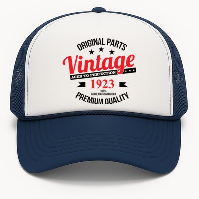 Original Parts Vintage 1923 100th Birthday Trucker Hat