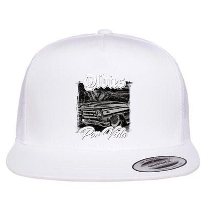 Oldies Por Vida Vintage Car Lowrider Mexican Chicano Flatbill Hat