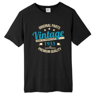 Original Parts Vintage 1933 90th Birthday Tall Fusion ChromaSoft Performance T-Shirt