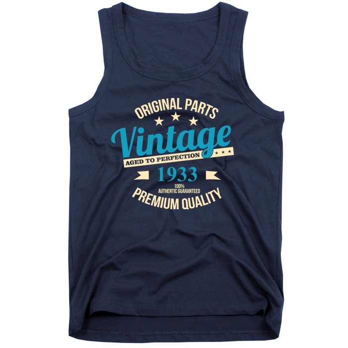 Original Parts Vintage 1933 90th Birthday Tank Top