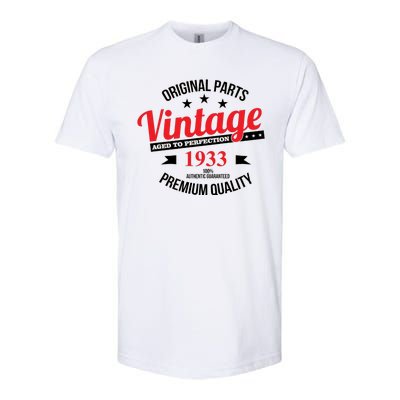 Original Parts Vintage 1933 90th Birthday Softstyle CVC T-Shirt