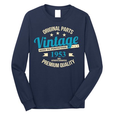 Original Parts Vintage 1953 70th Birthday Long Sleeve Shirt