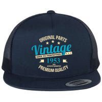 Original Parts Vintage 1953 70th Birthday Flat Bill Trucker Hat