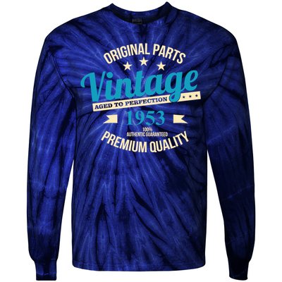 Original Parts Vintage 1953 70th Birthday Tie-Dye Long Sleeve Shirt