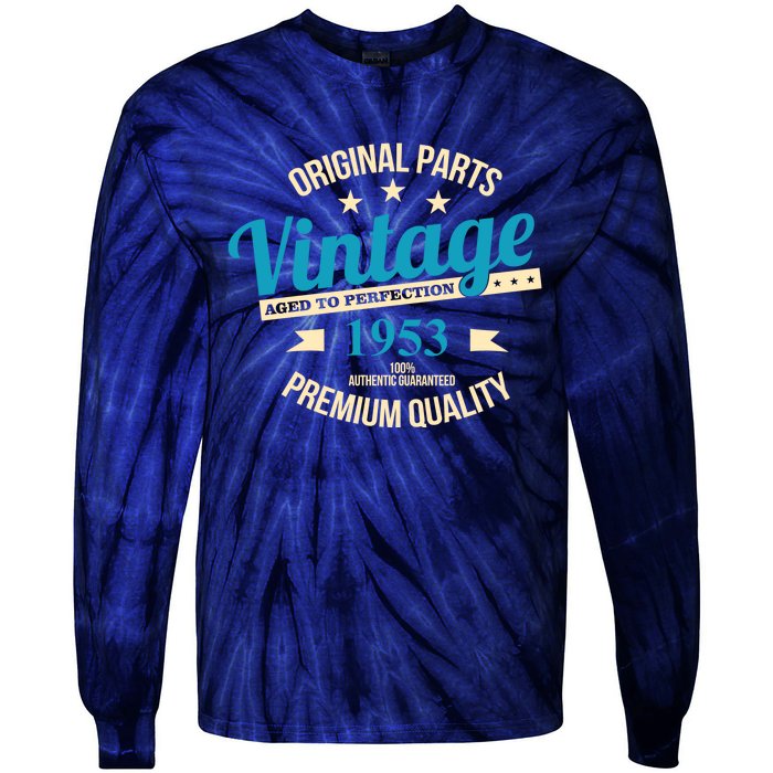 Original Parts Vintage 1953 70th Birthday Tie-Dye Long Sleeve Shirt