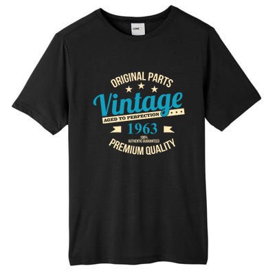 Original Parts Vintage 1963 60th Birthday Tall Fusion ChromaSoft Performance T-Shirt