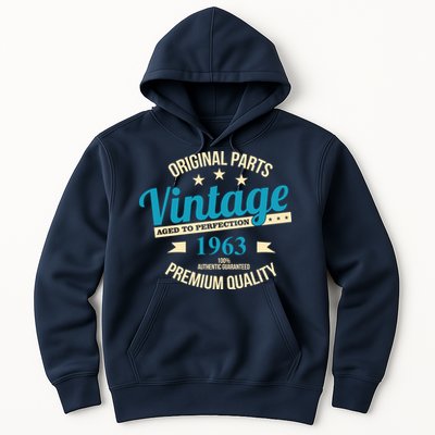Original Parts Vintage 1963 60th Birthday Hoodie