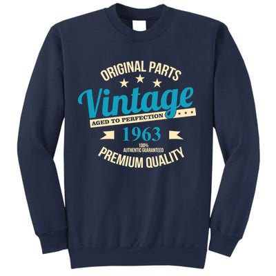 Original Parts Vintage 1963 60th Birthday Sweatshirt