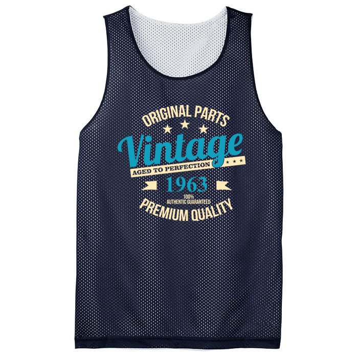 Original Parts Vintage 1963 60th Birthday Mesh Reversible Basketball Jersey Tank