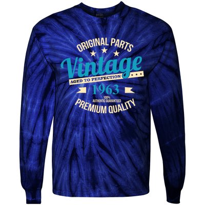 Original Parts Vintage 1963 60th Birthday Tie-Dye Long Sleeve Shirt