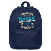 Original Parts Vintage 1973 50th Birthday 16 in Basic Backpack