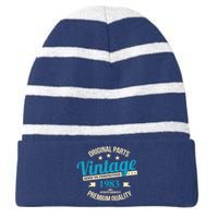 Original Parts Vintage 1983 40th Birthday Striped Beanie with Solid Band