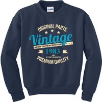 Original Parts Vintage 1983 40th Birthday Kids Sweatshirt