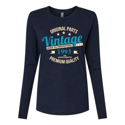 Original Parts Vintage 1993 30th Birthday Womens Cotton Relaxed Long Sleeve T-Shirt