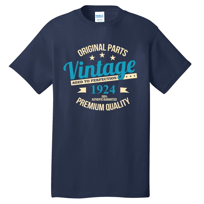 Original Parts Vintage 1924 100th Birthday Tall T-Shirt