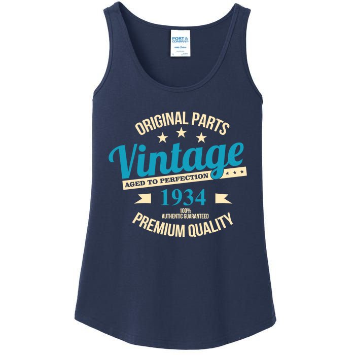 Original Parts Vintage 1934 90th Birthday Ladies Essential Tank