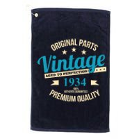 Original Parts Vintage 1934 90th Birthday Platinum Collection Golf Towel