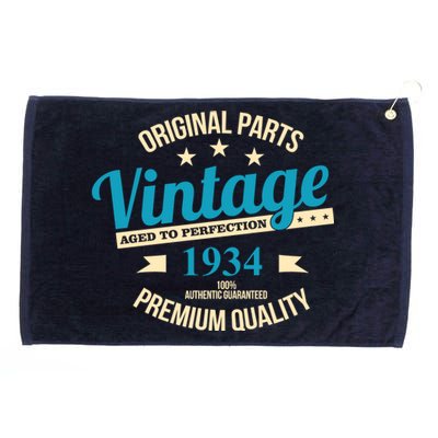 Original Parts Vintage 1934 90th Birthday Grommeted Golf Towel