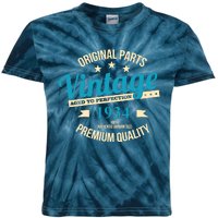 Original Parts Vintage 1934 90th Birthday Kids Tie-Dye T-Shirt