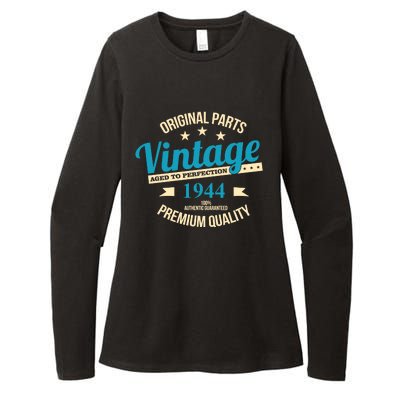 Original Parts Vintage 1944 80th Birthday Womens CVC Long Sleeve Shirt