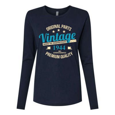 Original Parts Vintage 1944 80th Birthday Womens Cotton Relaxed Long Sleeve T-Shirt