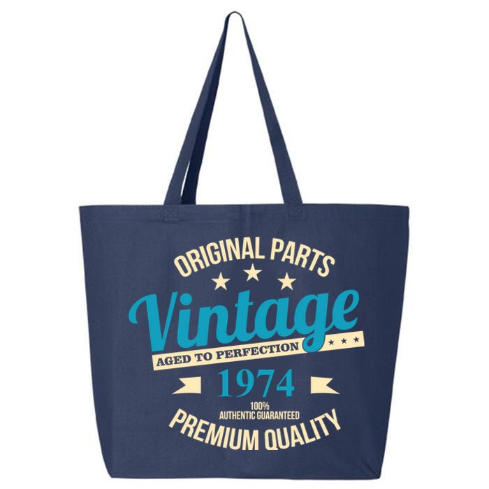 Original Parts Vintage 1974 50th Birthday 25L Jumbo Tote